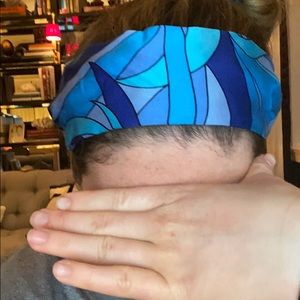 Silk Blue Headband
